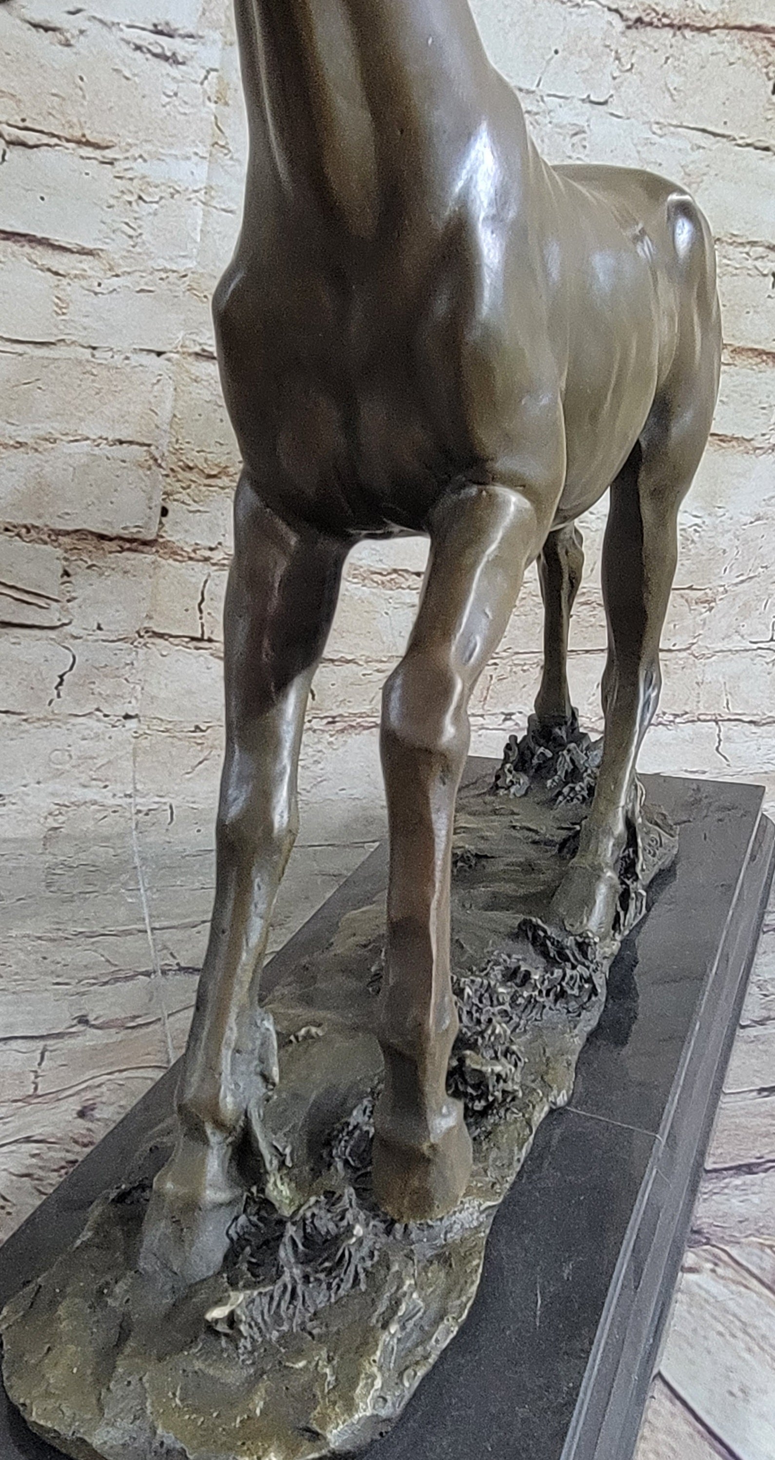 Galloping Stallion Horse Bronze Sculpture PJ Mene 15" x 24"