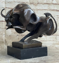 Milo Modern Art Bull Bronze Figure Abstract Mid Century