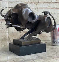 Milo Modern Art Bull Bronze Figure Abstract Mid Century