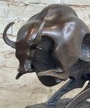 Milo Modern Art Bull Bronze Figure Abstract Mid Century