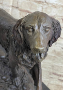 Golden Retriever Show Trial Bronze Marble Base Dog