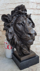 Male Lion 100% Bronze Sculpture by Milo Art Deco