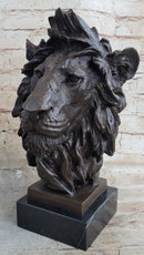 Male Lion 100% Bronze Sculpture by Milo Art Deco