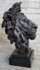Male Lion 100% Bronze Sculpture by Milo Art Deco
