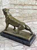 Jaguar Panther Leopard Cougar Big Cat Collector Bronze Marble Art