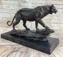 Antoine Louis Barye Antique Reproduction Tiger Bronze Sculpture