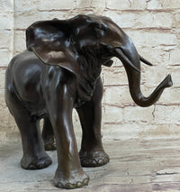 Happy Lucky Elephant Bronze by Barye Sculpture Hot Cast Art
