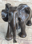 Happy Lucky Elephant Bronze by Barye Sculpture Hot Cast Art