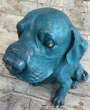 Labrador Retriever Puppy Dog Bronze Metal Bobble Head Figure