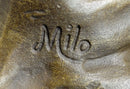 Abstract Horse Bust Bronze Sculpture Modern Art 12" x 9"