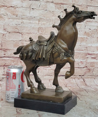 Chinese Tang Horse Bronze Sculpture 14" x 14"