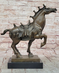 Chinese Tang Horse Bronze Sculpture 14" x 14"