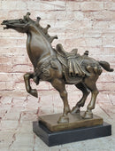 Chinese Tang Horse Bronze Sculpture 14" x 14"