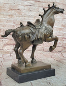 Chinese Tang Horse Bronze Sculpture 14" x 14"