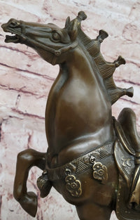 Chinese Tang Horse Bronze Sculpture 14" x 14"