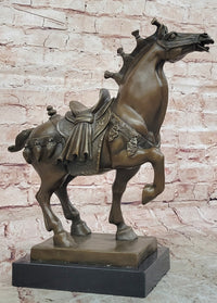Chinese Tang Horse Bronze Sculpture 14" x 14"