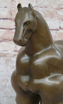 Trojan Horse Bronze Sculpture after Botero 10" x 10"