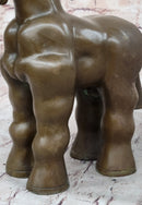 Trojan Horse Bronze Sculpture after Botero 10" x 10"