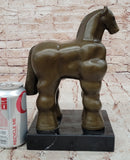Fernando Botero ‘Horse’ Modern Abstract Design Collectible Bronze Sculpture Sale