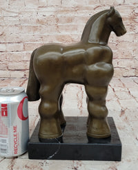 Fernando Botero ‘Horse’ Modern Abstract Design Collectible Bronze Sculpture Sale