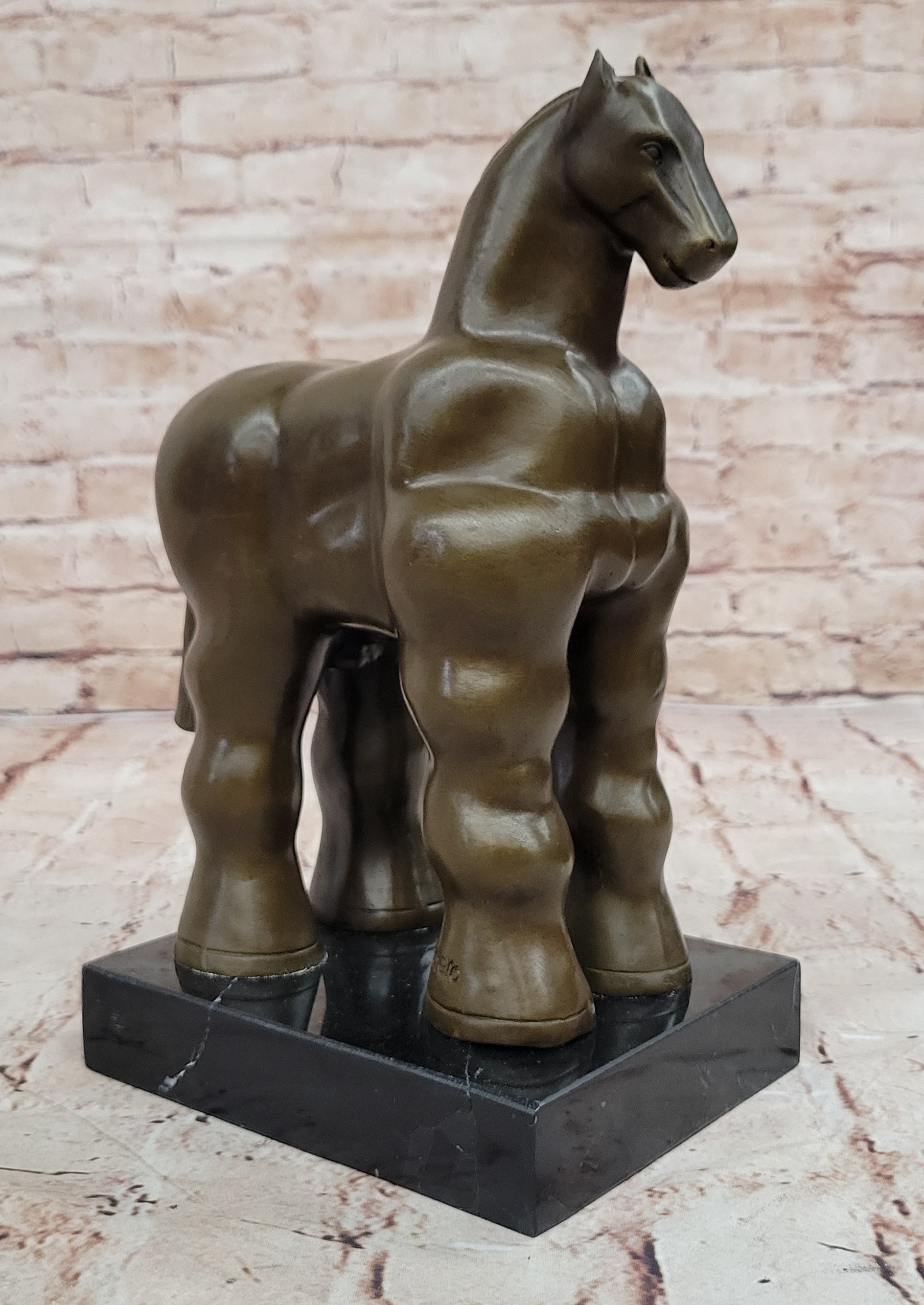 Fernando Botero ‘Horse’ Modern Abstract Design Collectible Bronze Sculpture Sale