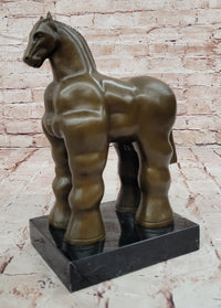 Fernando Botero ‘Horse’ Modern Abstract Design Collectible Bronze Sculpture Sale