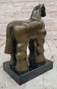 Fernando Botero ‘Horse’ Modern Abstract Design Collectible Bronze Sculpture Sale