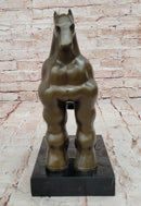 Fernando Botero ‘Horse’ Modern Abstract Design Collectible Bronze Sculpture Sale