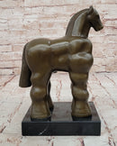Fernando Botero ‘Horse’ Modern Abstract Design Collectible Bronze Sculpture Sale