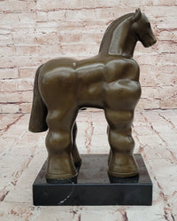 Fernando Botero ‘Horse’ Modern Abstract Design Collectible Bronze Sculpture Sale