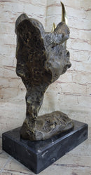 Rhinoceros Rhino Bronze Metal Sculpture Modern Art 14" x 10"