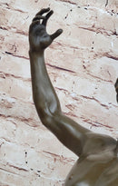 Bowman by Rudolph Kuchler - Male Archer Bronze on Marble