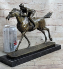 Jockey on Racehorse ''After the Race'' signed Original Milo Hot Cast