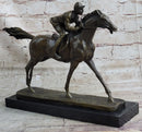 Jockey on Racehorse ''After the Race'' signed Original Milo Hot Cast