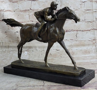 Jockey on Racehorse ''After the Race'' signed Original Milo Hot Cast