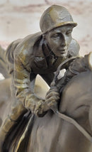 Jockey on Racehorse ''After the Race'' signed Original Milo Hot Cast