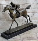 Jockey on Racehorse ''After the Race'' signed Original Milo Hot Cast