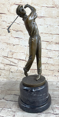 Ben Hogan Male GOLFER Sports Memorabilia Golf Club Art PGA Bronze Marble Statue