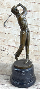 Ben Hogan Male GOLFER Sports Memorabilia Golf Club Art PGA Bronze Marble Statue