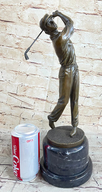 Ben Hogan Male GOLFER Sports Memorabilia Golf Club Art PGA Bronze Marble Statue
