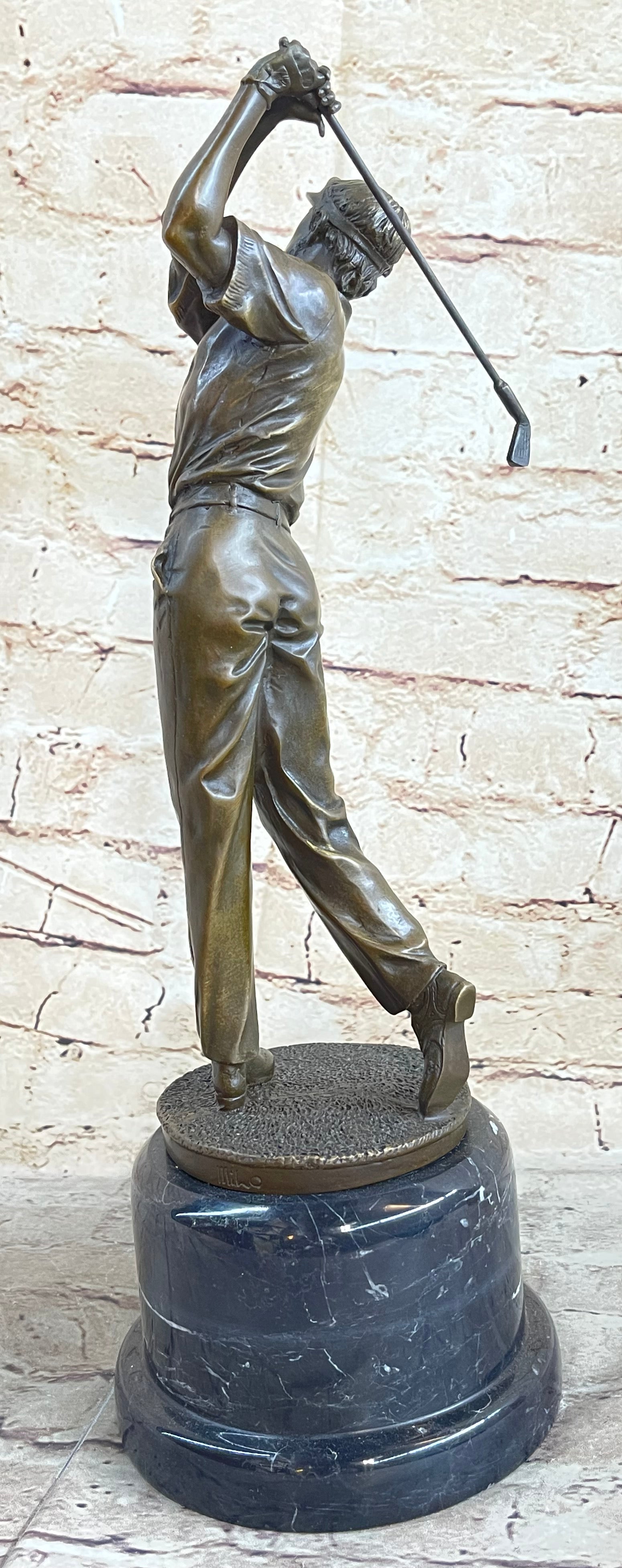 Ben Hogan Male GOLFER Sports Memorabilia Golf Club Art PGA Bronze Marble Statue