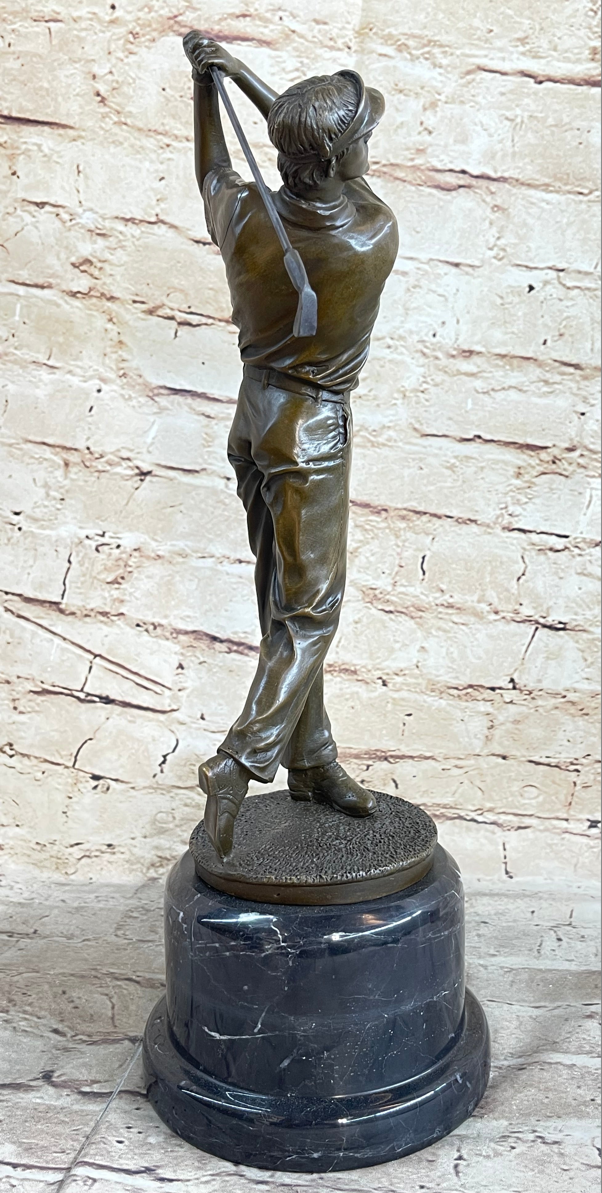 Ben Hogan Male GOLFER Sports Memorabilia Golf Club Art PGA Bronze Marble Statue