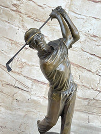 Ben Hogan Male GOLFER Sports Memorabilia Golf Club Art PGA Bronze Marble Statue