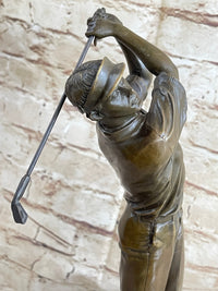 Ben Hogan Male GOLFER Sports Memorabilia Golf Club Art PGA Bronze Marble Statue