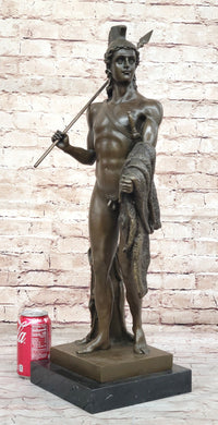 Nude Jason and the Golden Fleece Mythological Greek Bronze Sculpture