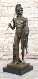Nude Jason and the Golden Fleece Mythological Greek Bronze Sculpture