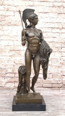 Nude Jason and the Golden Fleece Mythological Greek Bronze Sculpture