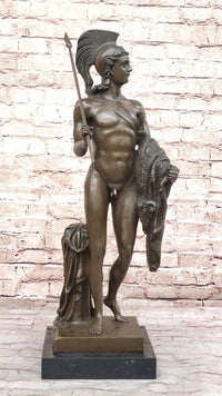 Nude Jason and the Golden Fleece Mythological Greek Bronze Sculpture