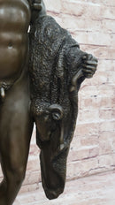 Nude Jason and the Golden Fleece Mythological Greek Bronze Sculpture