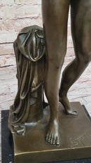 Nude Jason and the Golden Fleece Mythological Greek Bronze Sculpture